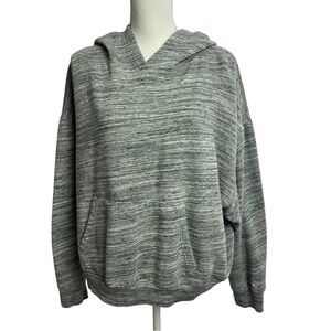 PINK Victoria's Secret Gray Marled Hoodie Sweatshirt